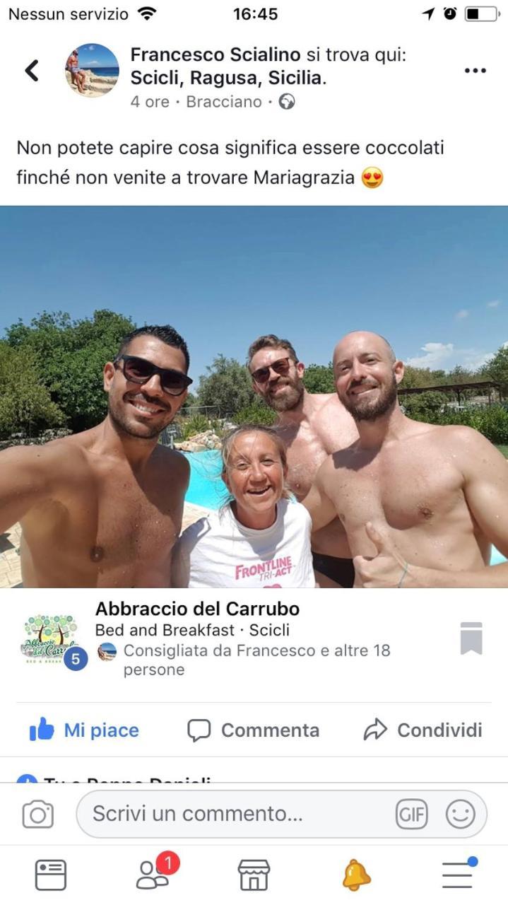 Abbraccio Del Carrubo Bed & Breakfast ชิคลี ภายนอก รูปภาพ